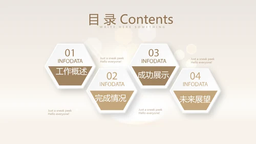 金色时尚医美整形工作总结动态PPT