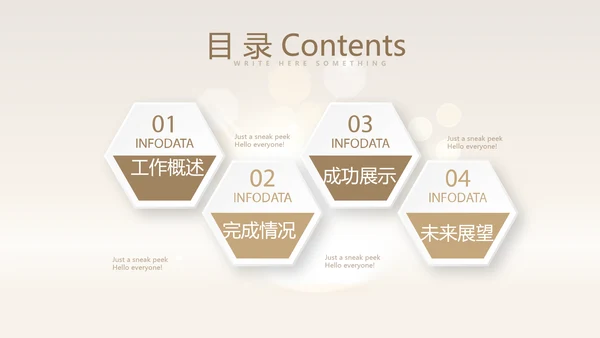 金色时尚医美整形工作总结动态PPT