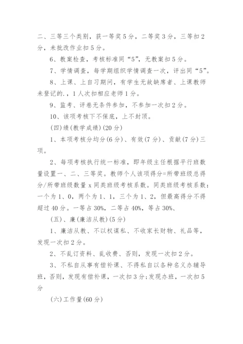 小学教师年度考核实施方案.docx