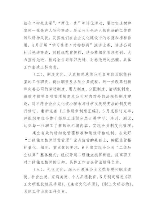 公司企业文化建设实施方案.docx