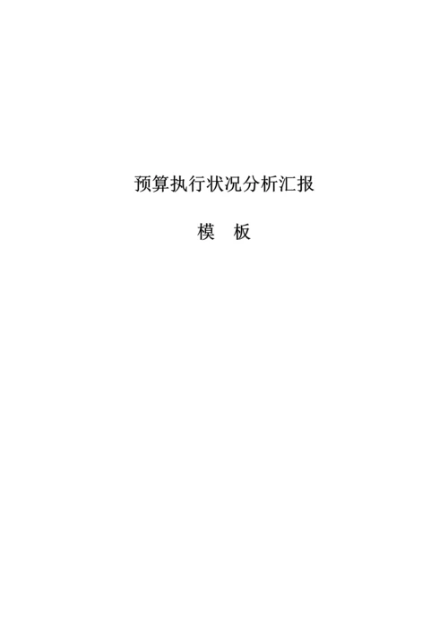 预算执行情况分析报告.docx