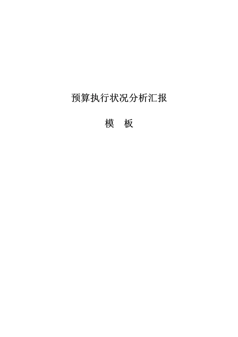 预算执行情况分析报告.docx