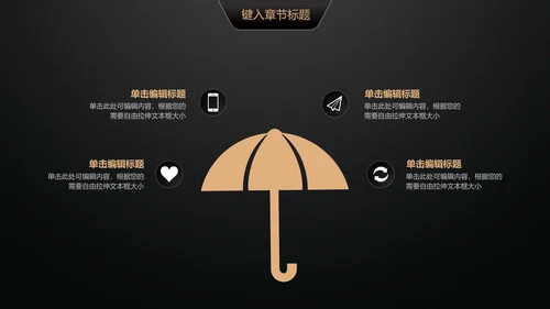 黑金轻奢商业计划书通用PPT模版