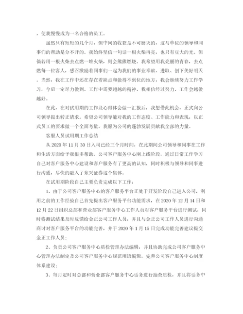 精编之个人试用期工作总结范文.docx