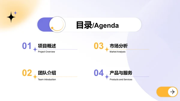 紫色渐变风创新创业计划书PPT模板