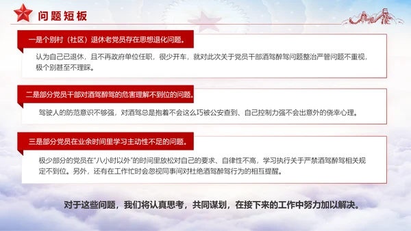 党员干部酒驾醉驾警示教育PP课件通用PPT模板