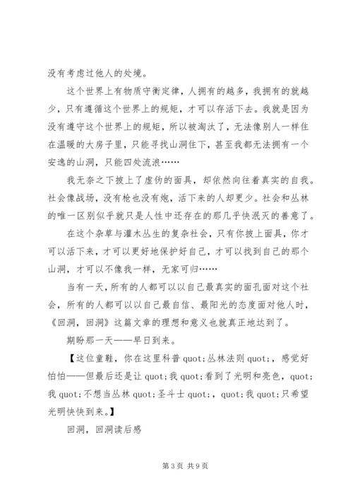 数篇回洞回洞的读后感.docx