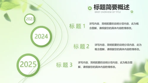 遇夏文艺小清新工作总结汇报动态PPT