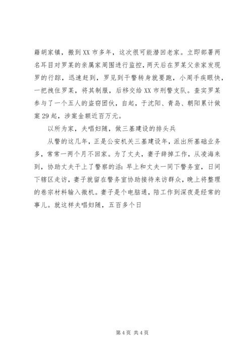 优秀社区民警先进事迹材料9.docx