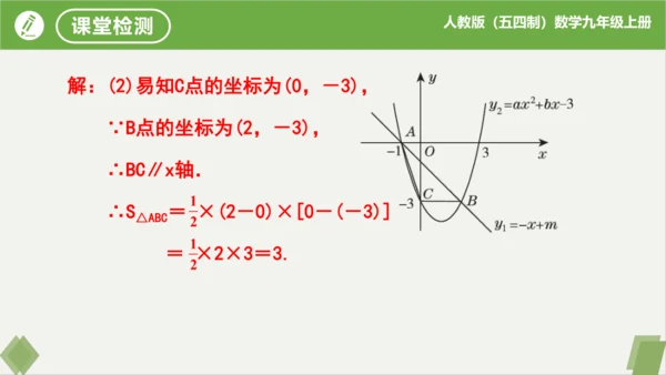 28.2二次函数与一元二次方程（同步课件）-九年级数学上册同步精品课堂（人教版五四制）