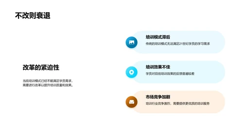 培训体系半年改革报告PPT模板