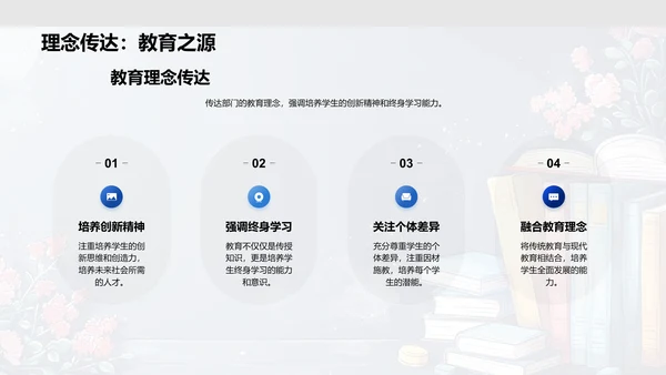 季度教学报告PPT模板