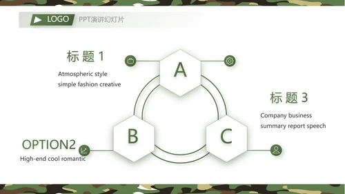 军事部队主题八一建军节PPT动态模板