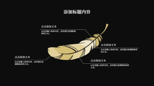 黑金奢华风公司企业宣传通用PPT模板