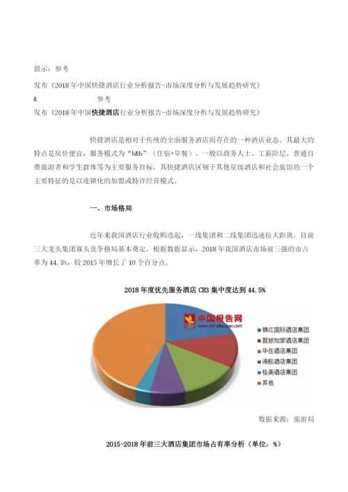 我国快捷酒店市场格局现状与经营状况分析.docx