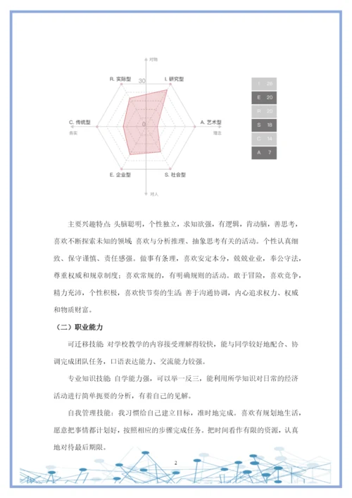 11页4300字增材制造技术专业职业生涯规划.docx