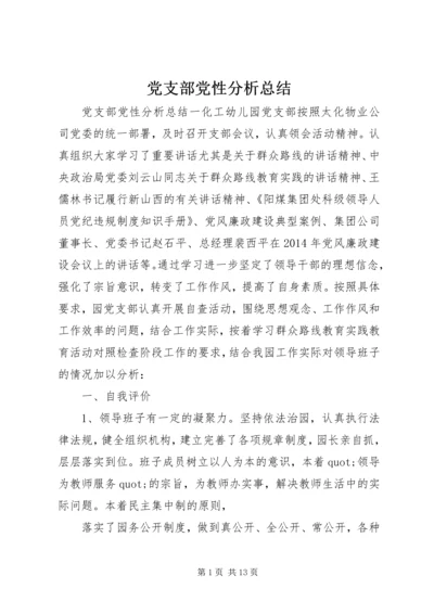 党支部党性分析总结.docx