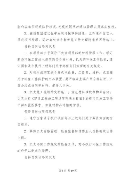 环保岗位环保责任制度 (2).docx