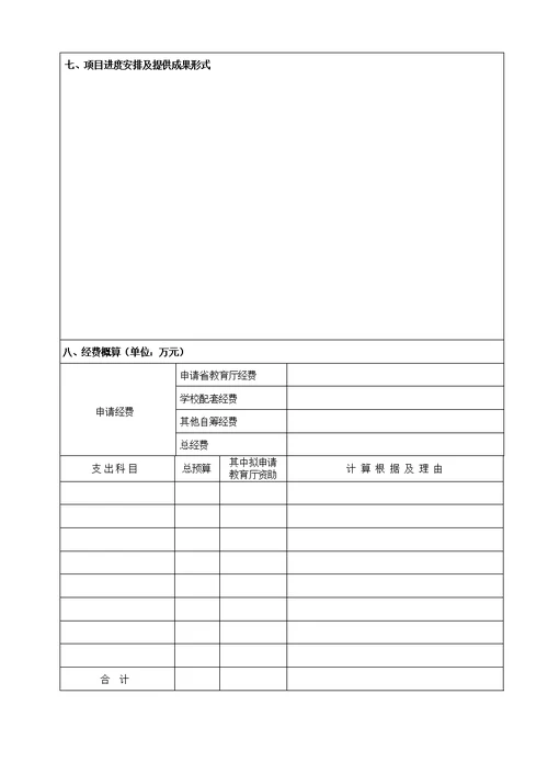 江苏省高校自然科学专题研究综合计划专项项目具体申请书基础专题研究综合计划专项项目