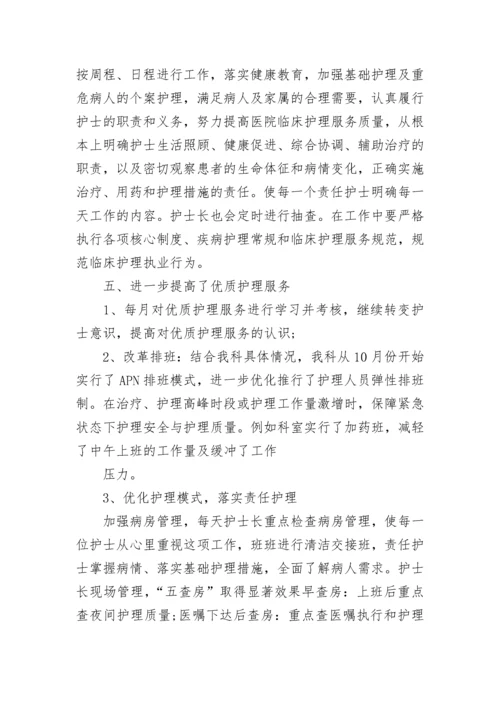 2023年护理工作总结.docx