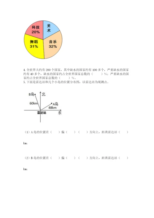 人教版六年级上册数学期末测试卷附答案（综合卷）.docx