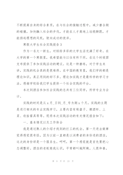 寒假大学生社会实践报告（五篇）.docx