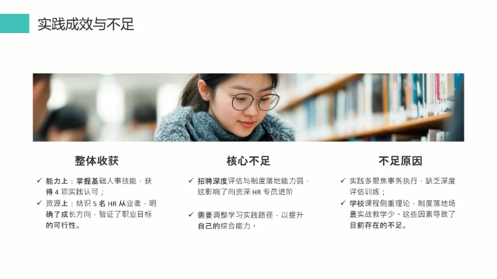 通用版大学生职业生涯发展展示职业生涯规划PPT模版