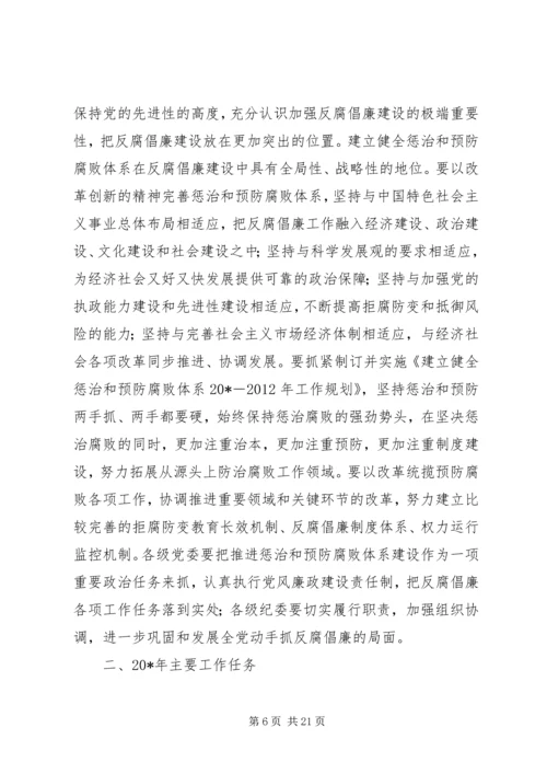 县纪律检查委员会工作报告.docx