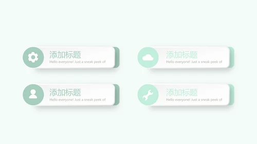 绿色小清新护士长年年终总结动态PPT