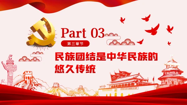 立足本职岗位维护民族团结党课PPT模板