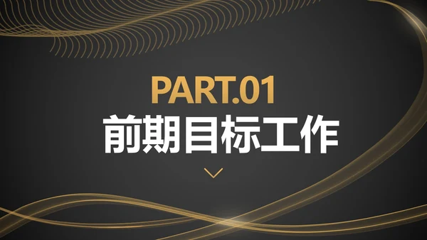 黑金工作项目总结汇报ppt模板