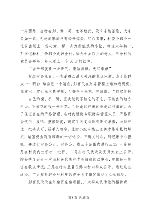 优秀村支部书记事迹材料.docx