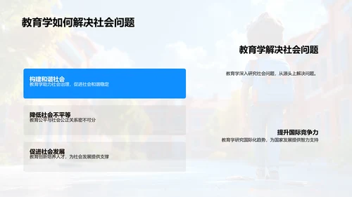 教育促社会进步PPT模板