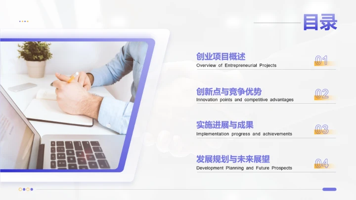 创业比赛创业大赛项目成果展示PPT模版