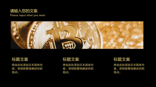 高级黑金工作总结汇报PPT模板