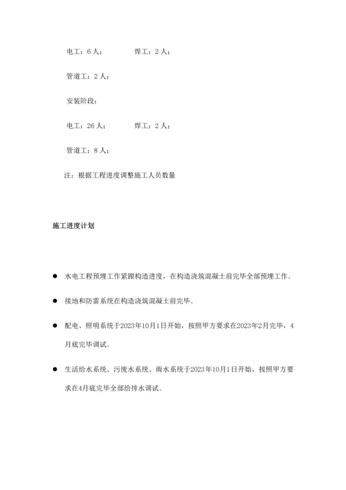 水电安装施工方案.docx