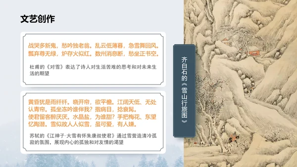 二十四节气之大雪PPT模板