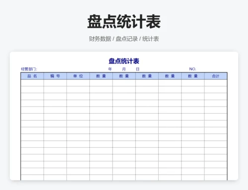 盘点盈亏汇总表