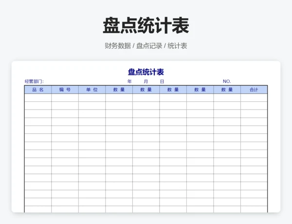 盘点盈亏汇总表