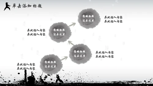 中国风水墨武侠企业文化团队建设PPT