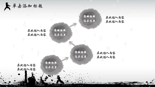 中国风水墨武侠企业文化团队建设PPT