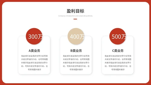 简约红色渐变产品发布会新品发布会公司介绍企业介绍ppt模板