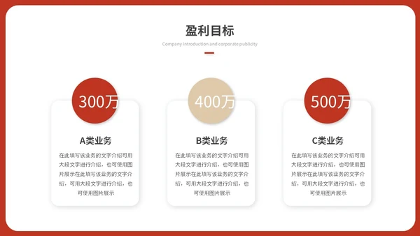 简约红色渐变产品发布会新品发布会公司介绍企业介绍ppt模板