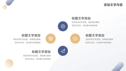 黄蓝简约欧美风岗位晋升陈述PPT模板