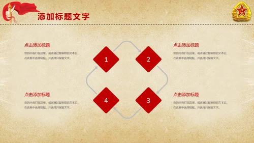 八一建军节军队部队改革军魂PPT模板