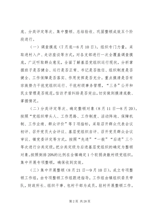 软弱涣散党组织专项整顿工作实施方案5篇.docx