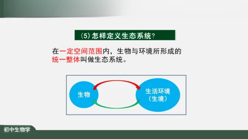 1.2.2 生物与环境组成生态系统 课件（共30张PPT）