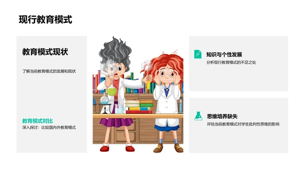 教育模式答辩报告PPT模板