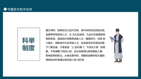 中国古代科举制度动态PPT模板