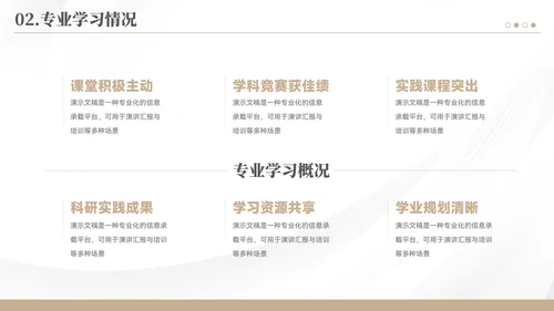 简约风国家奖学金答辩汇报PPT模板